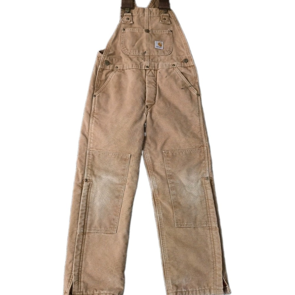 Carhartt Tan Brown Kids Overalls